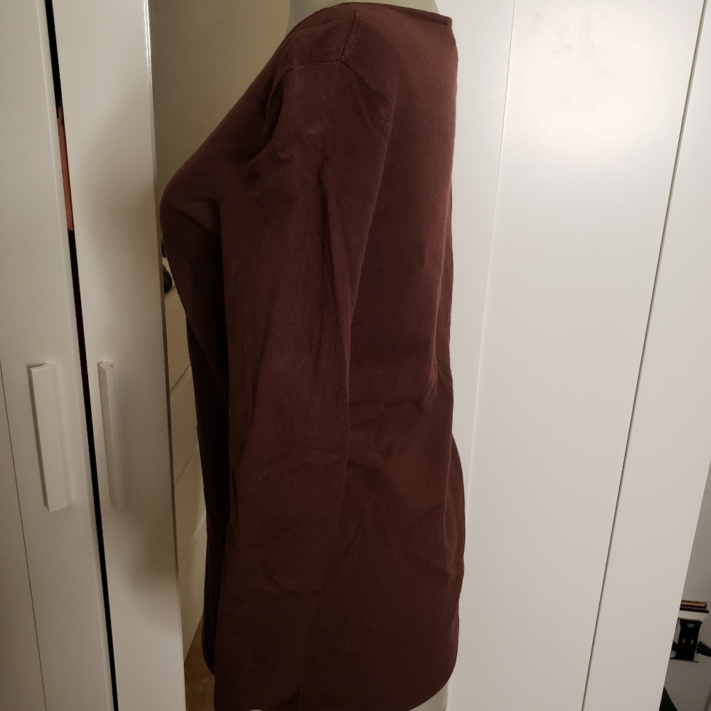 Women's brown sweater - Picture 4 of 5
